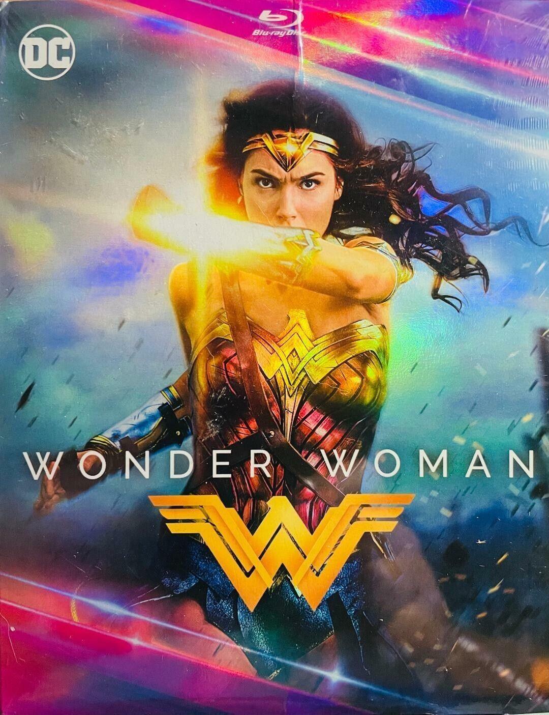 BRAND Wonder Woman, DC WarnerBrothers (Blu-Ray + DVD) w/ Slip Cover