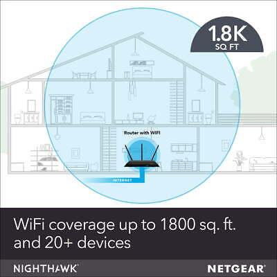 Netgear Nighthawk AC1900 Smart WiFi Router, 1.9Gbps (R6900)