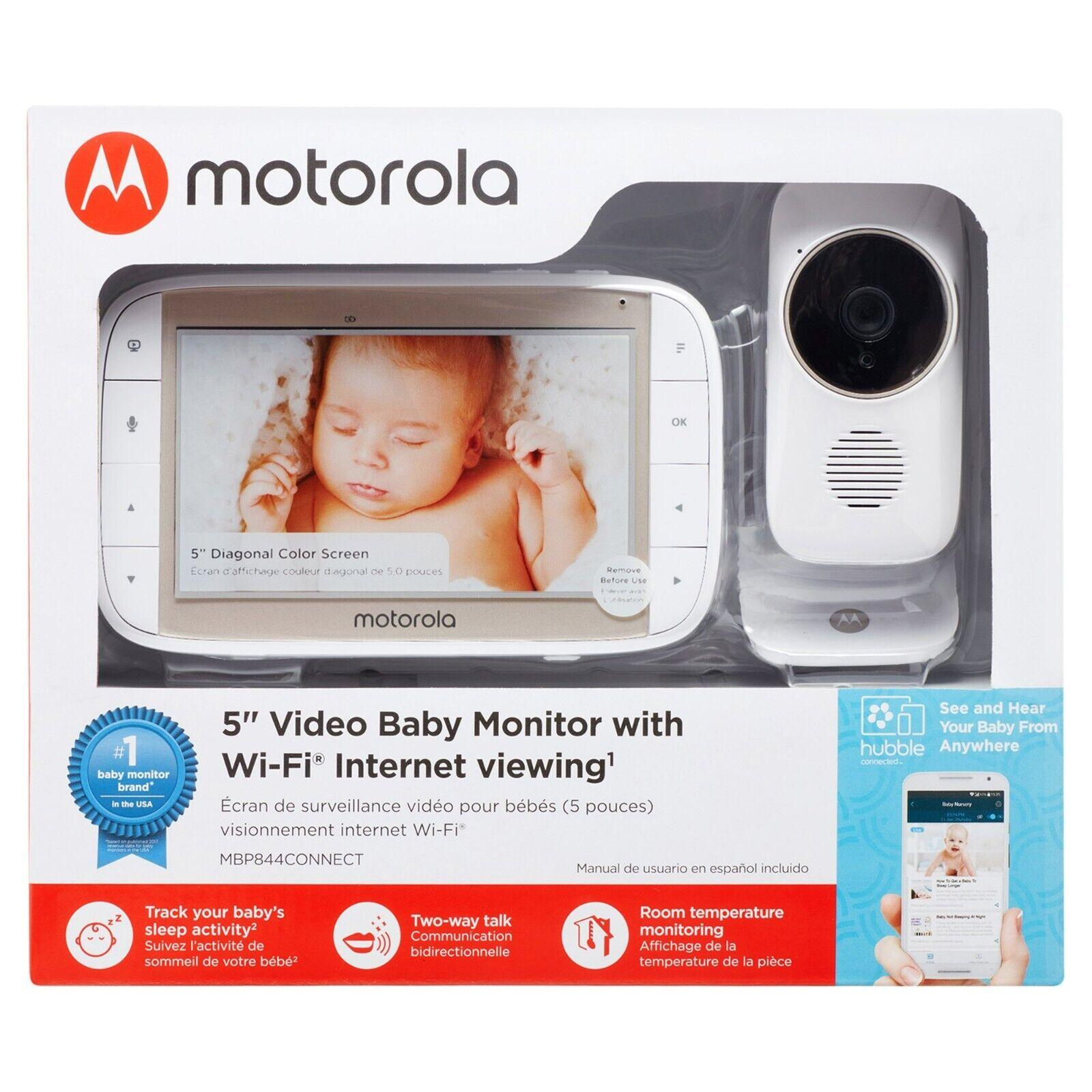 Motorola 5" Video Baby Monitor Camera w/ Wi-Fi Internet Viewing - MBP844 Connect