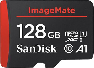 SanDisk ImageMate MicroSDXC UHS-I Card w/ Adapter, 128GB, Full HD Video
