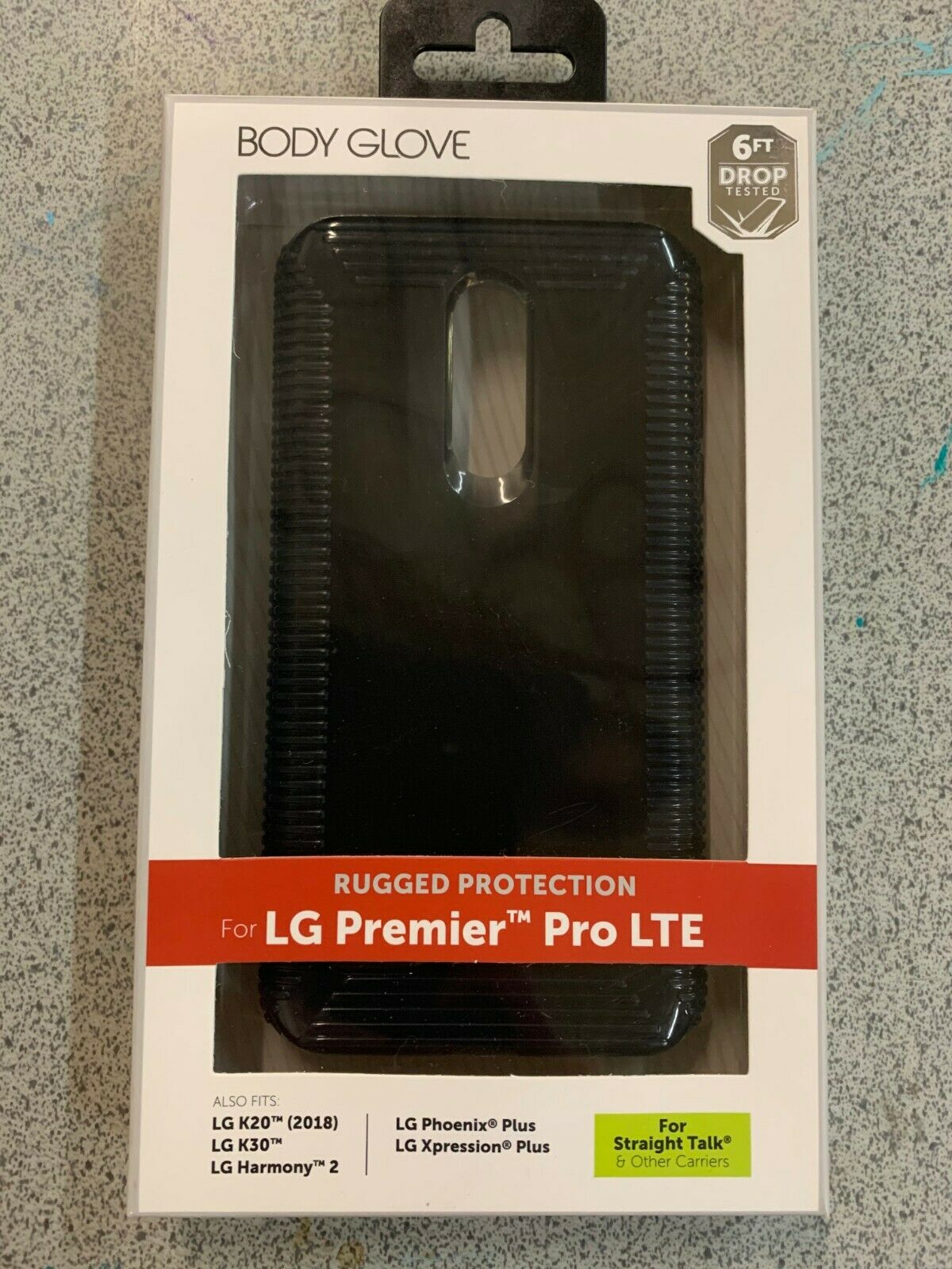 Body Glove 96678 Prizm Grip Rugged Phone Case for LG Premier Pro LTE K20 K30 GA