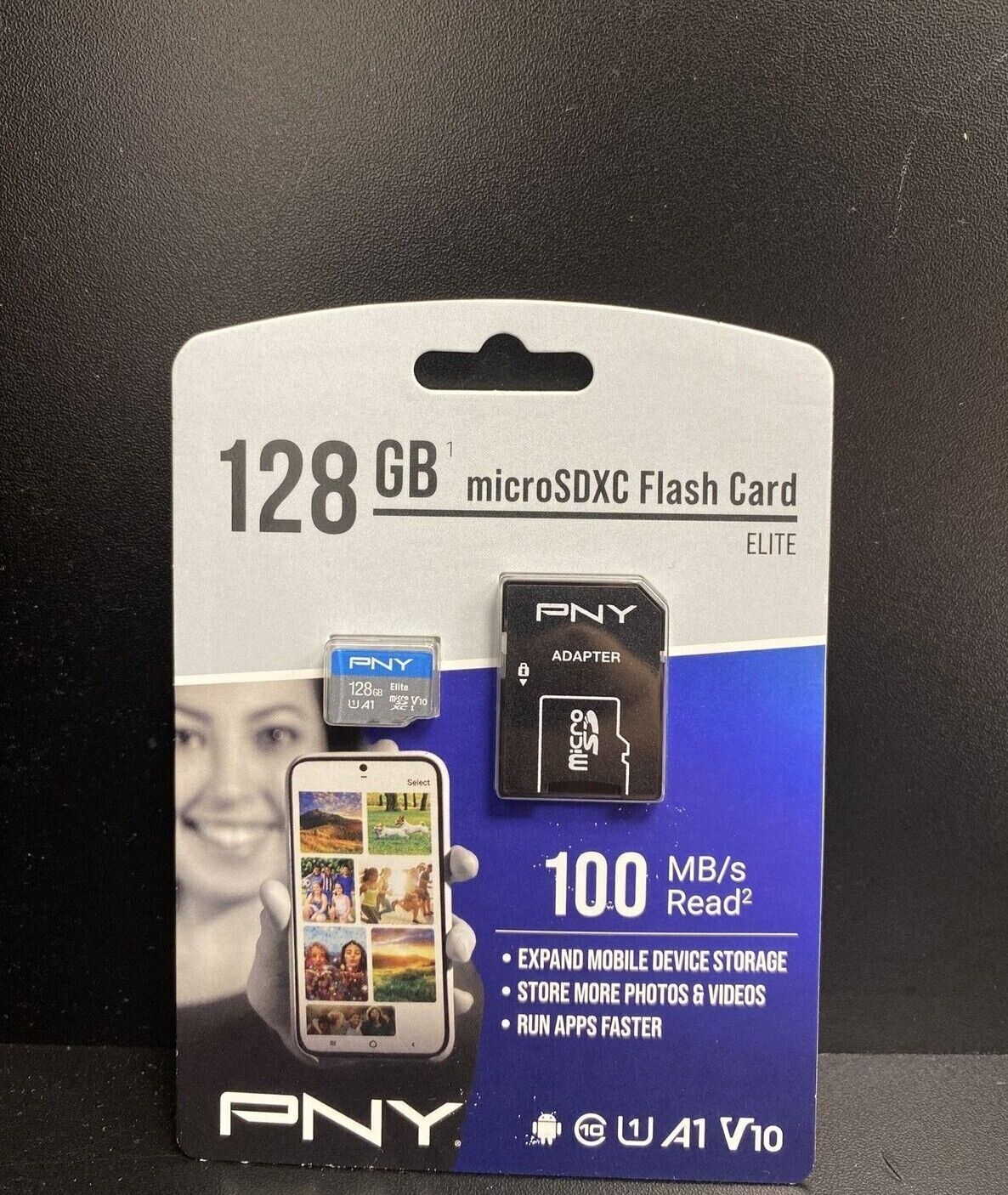 PNY 32GB microSDHC Flash Card ELITE 100 MB/s Reas2 Mobile Device Storage