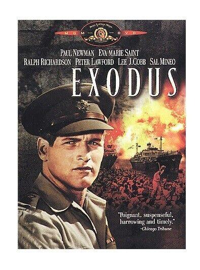 Exodus (DVD, 1960) w/ Paul Newman - Dolby, Dubbed, Subtitled, Widescreen - NEW