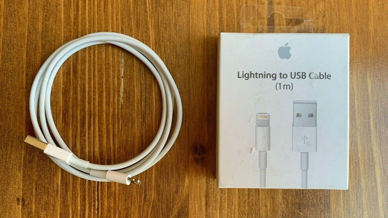 Lightning to USB Charging Cable for iPhone/iPad on Table