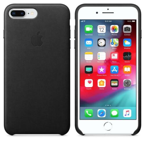 Apple MQHM2ZM/A iPhone 8 Plus Leather Case, Black