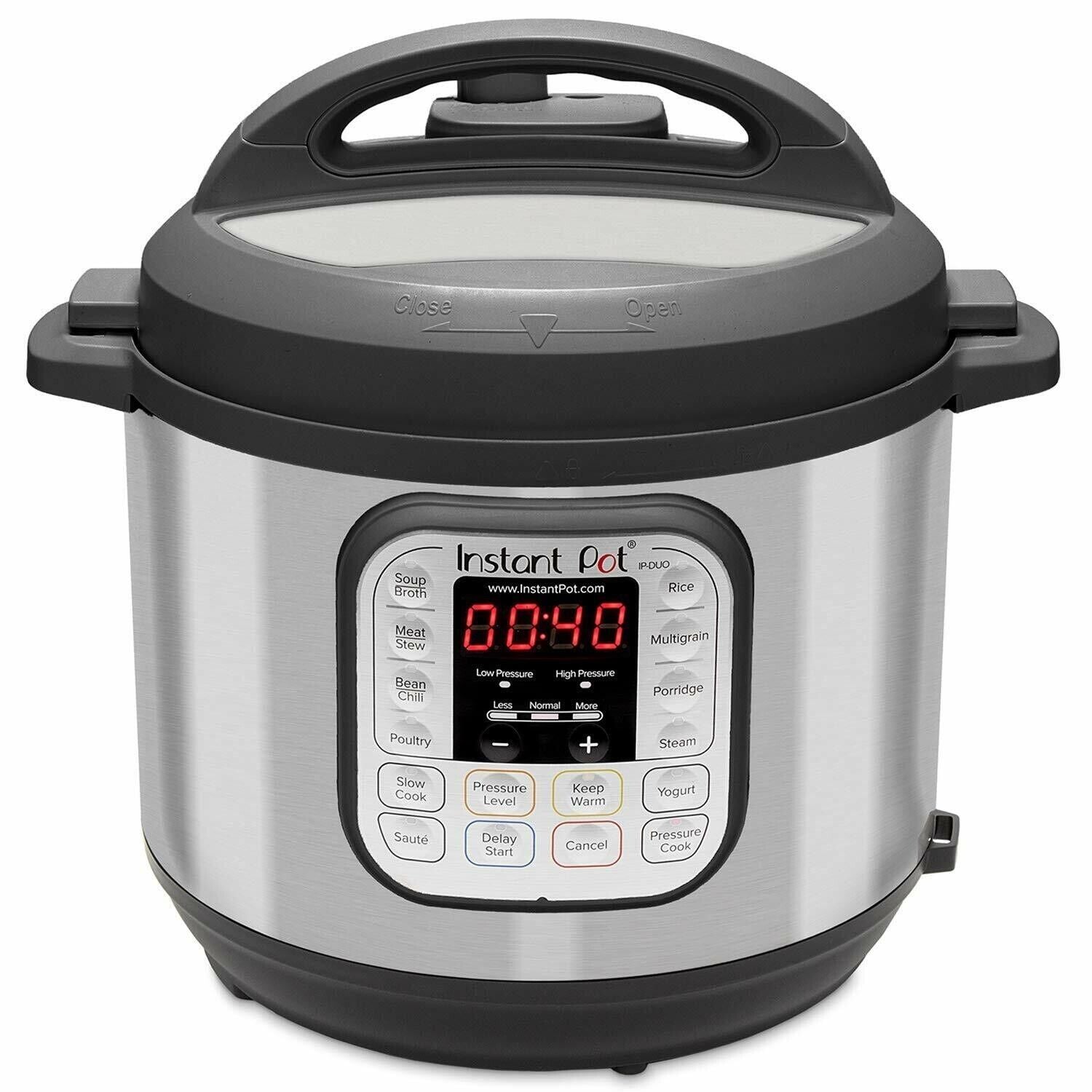 Instant Pot Duo 8 QT 7-in-1 Electric Pressure Cooker, Slow, Rice, Steam