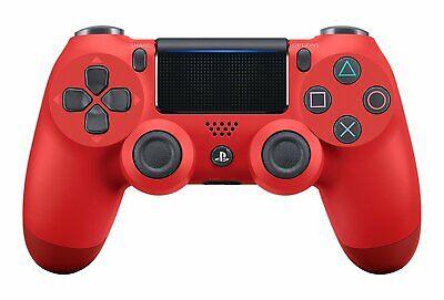 Sony DualShock 4 Wireless Controller PlayStation 4, Magma Red - VIBRATION READ