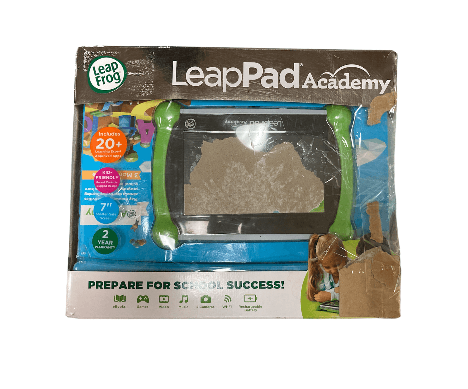 LeapFrog LeapPad Academy Kids’ Learning Tablet 7", Green