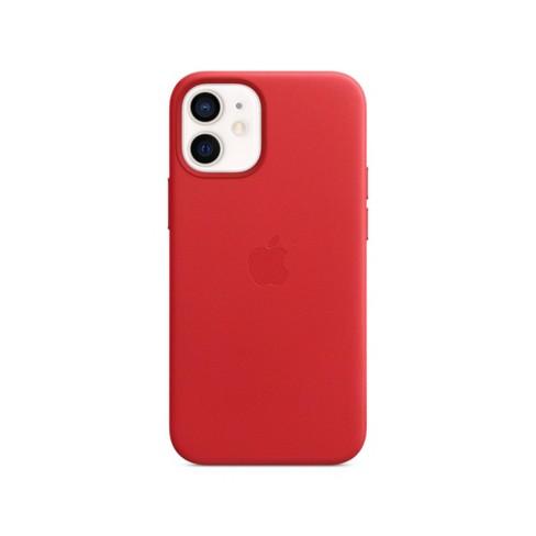 Apple iPhone 12 mini Leather Case w/ MagSafe, Red