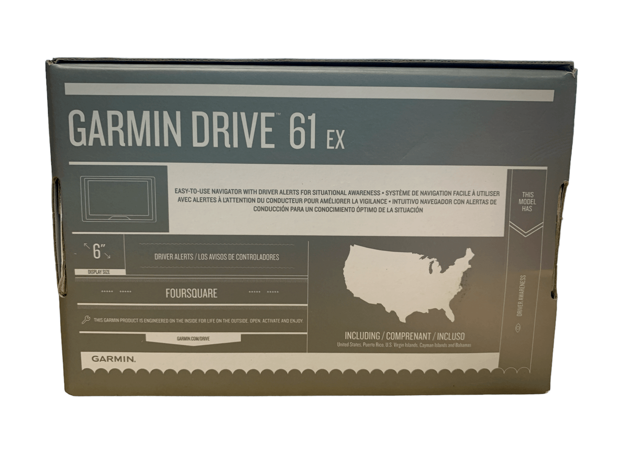 Garmin Drive 61 EX - 6" Screen Display Easy-to-Use GPS Navigator (010-01679-09)