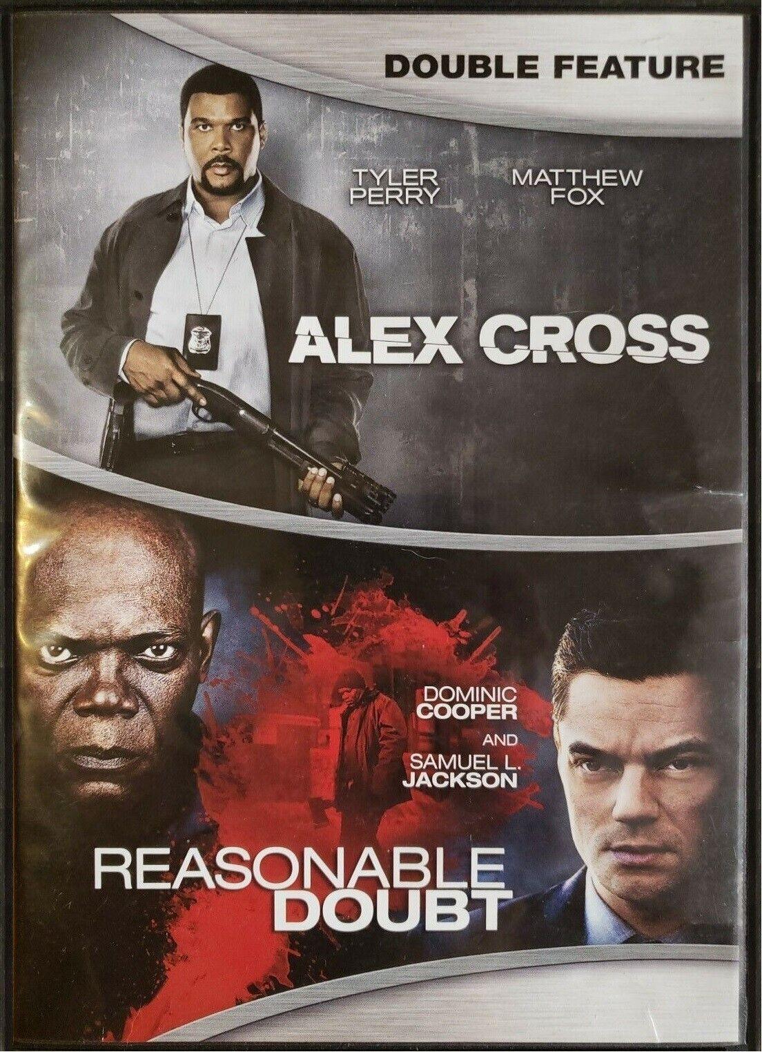 DOUBLE FEATURE - Alex Cross / Reasonable Doubt (DVD, 2 Disc) - SEALED