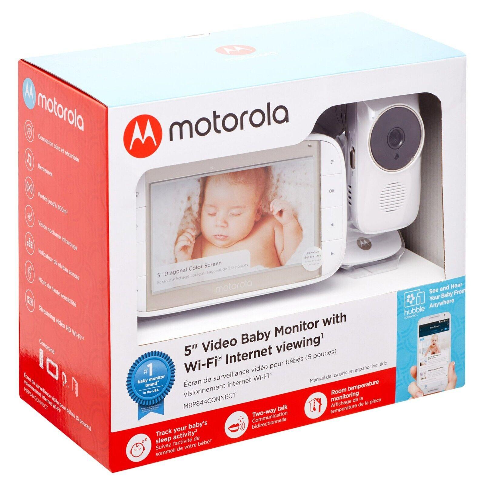 Motorola 5" Video Baby Monitor Camera w/ Wi-Fi Internet Viewing - MBP844 Connect