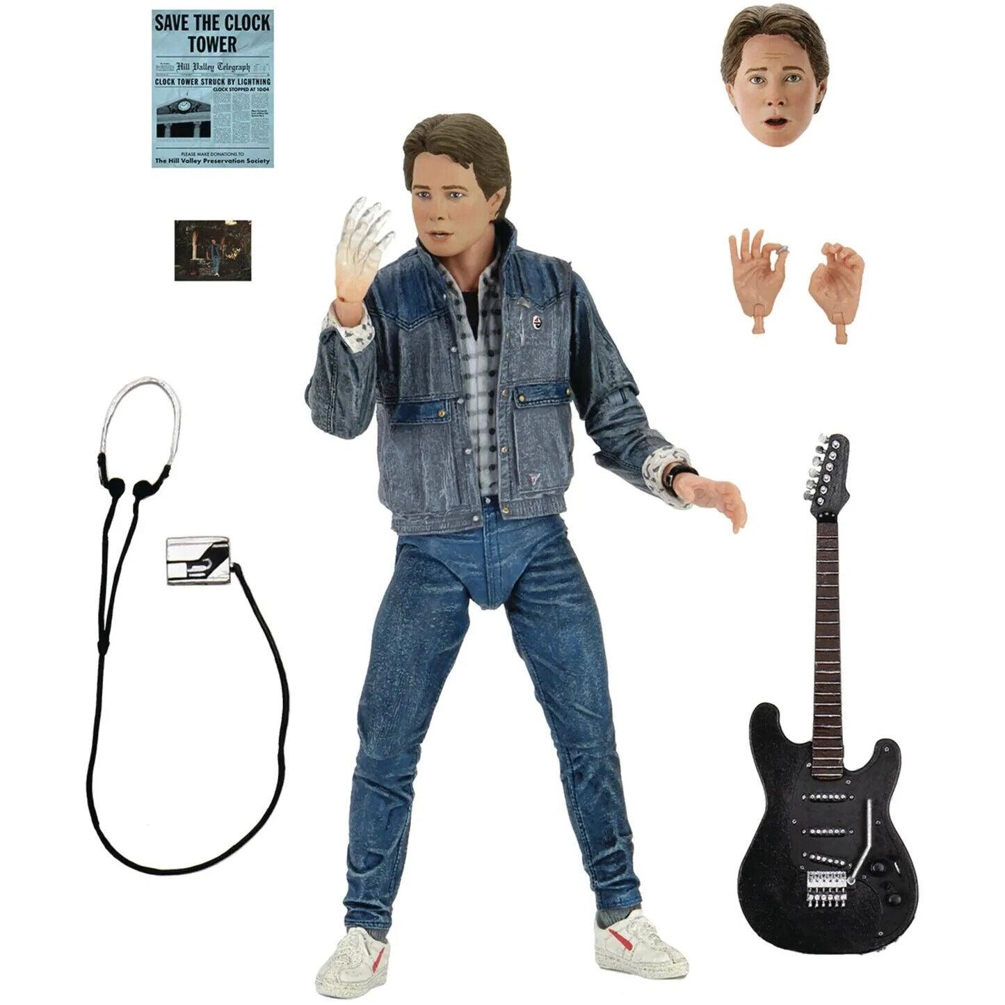 NECA Back to The Future Marty McFly 1985 (Audition) Ultimate 7" (Wear On Box)