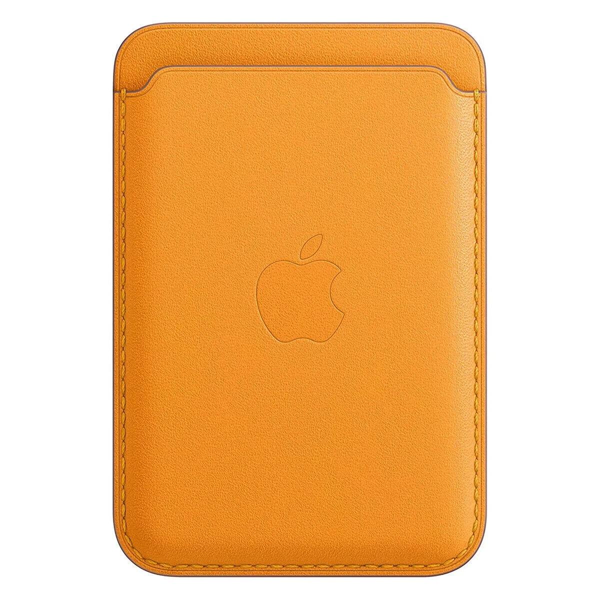 Apple Leather Wallet With Magsafe for iPhone 12 13 MHLP3ZM/A California Poppy