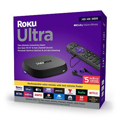 Roku Ultra 4800RW Streaming Media Player (HD, 4K, HDR)