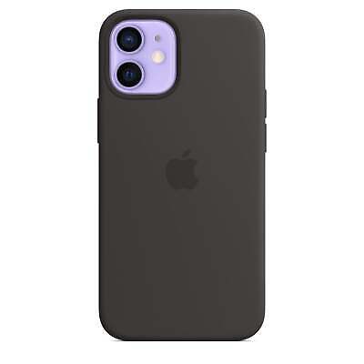 Apple iPhone 12 Mini Silicone Case, Black