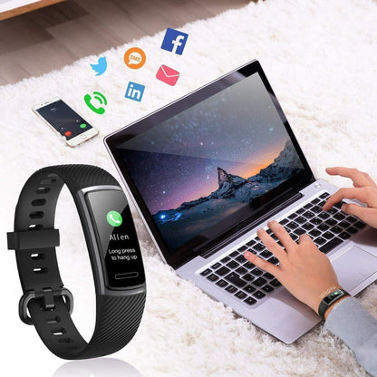 Letsfit Unisex Activity Fitness Tracker, Pedometer Sleep & Heart Rate Monitoring