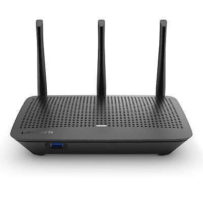 Linksys Max Stream Dual Band AC1900 WiFi 5 Router, Black (EA7430)