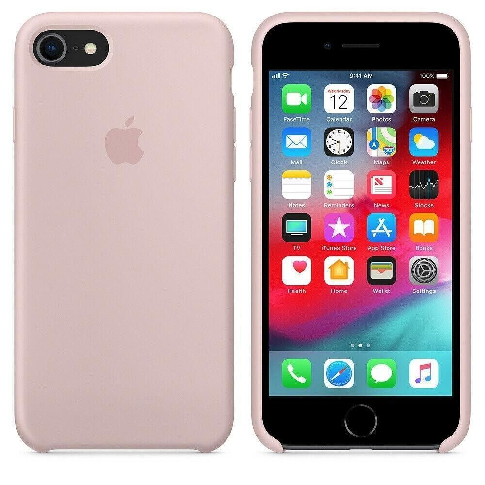 Authentic Apple iPhone 8 Pink Sand Silicone Case MQGQ2ZM/A