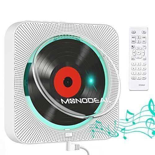 Monodeal Portable/Mountable DVD/CD Player w/ Remote - Bluetooth, HDMI, Radio