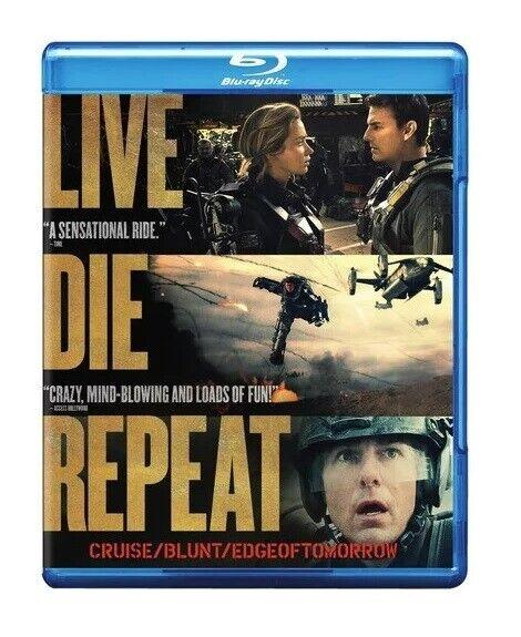 Live Die Repeat: Edge of Tomorrow (Blu-ray & DVD, 2014) Blu-ray