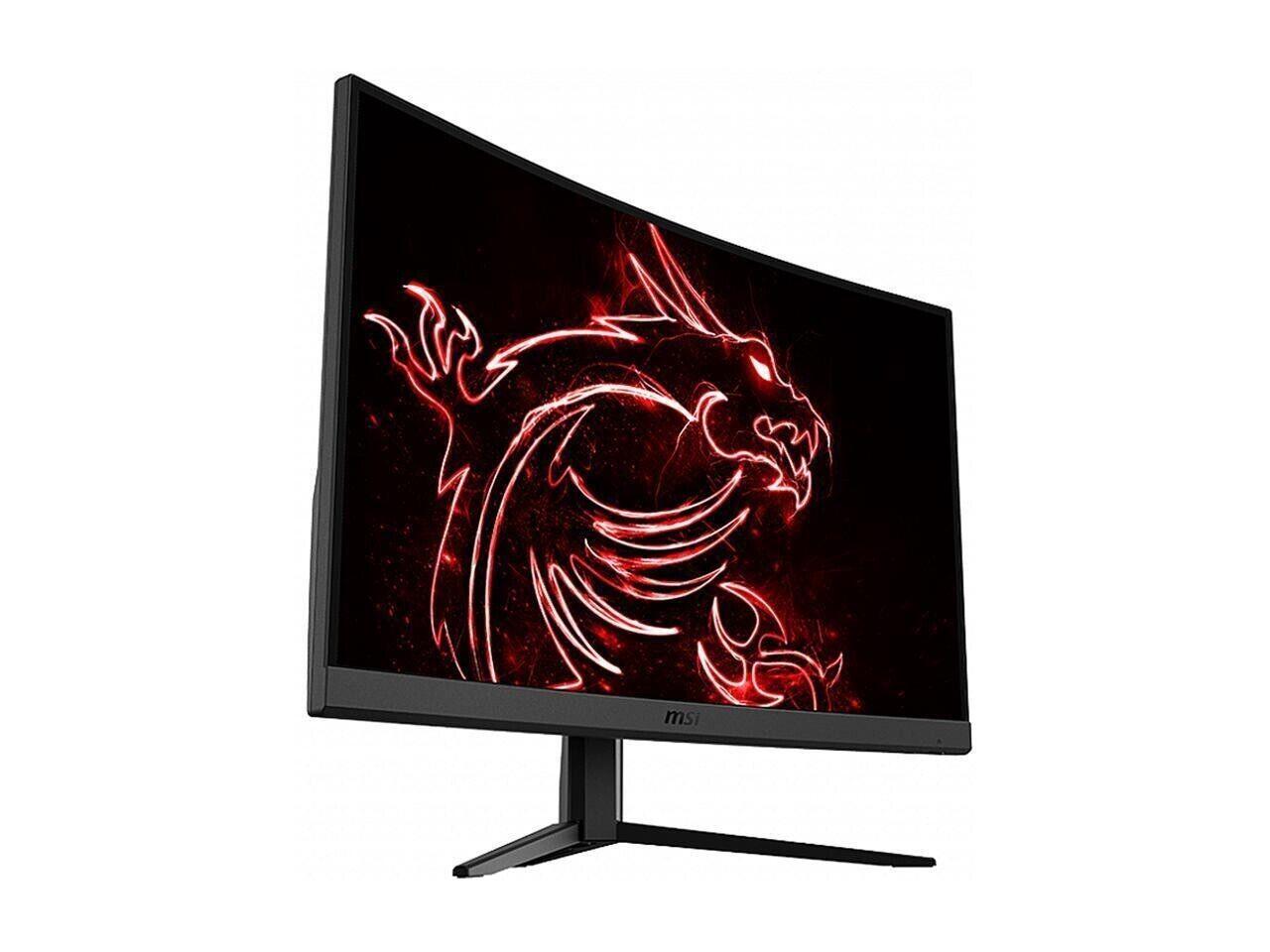 MSI Optix G32C4W 31.5" Widescreen Curved Gaming Monitor 165 Hz 1500R 3DA6, Black