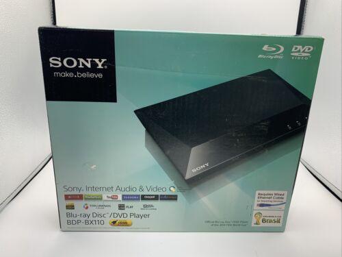 Sony BDP-BX110 Blu-ray/DVD Player Ethernet Streaming 1080p HD Video NO REMOTE