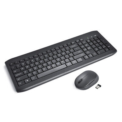 Surf Onn Wireless Full-size 104-Key Keyboard and 5 Button Mouse