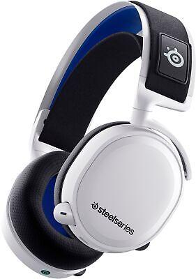 SteelSeries Arctis 7P+ Bluetooth Wireless Gaming Headset for PS4/PS5, White