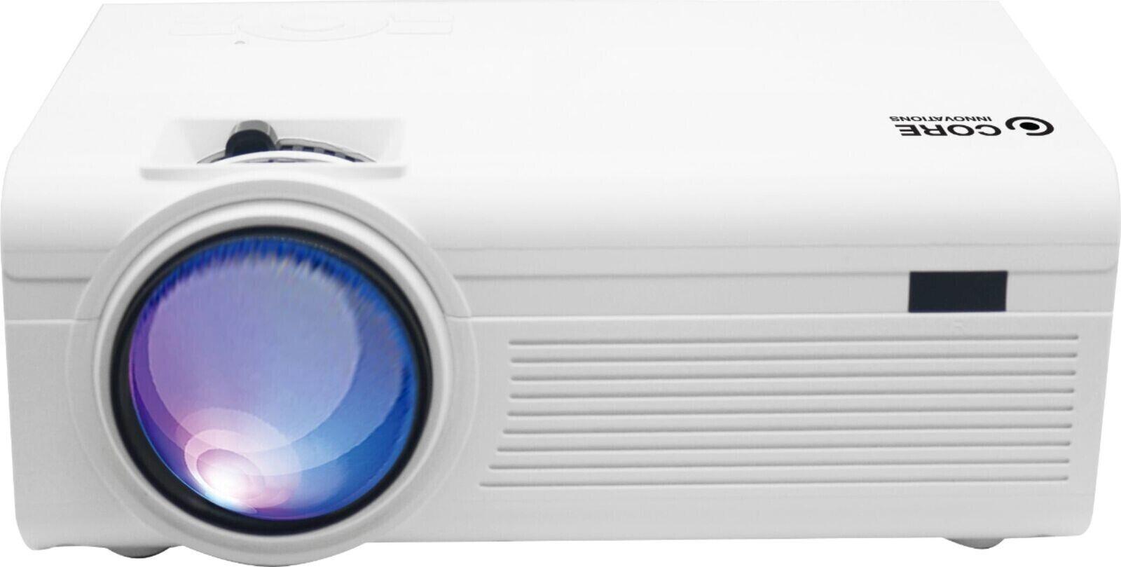 Core Innovations - 150" LCD Home Theater Projector - CJR600WH, White