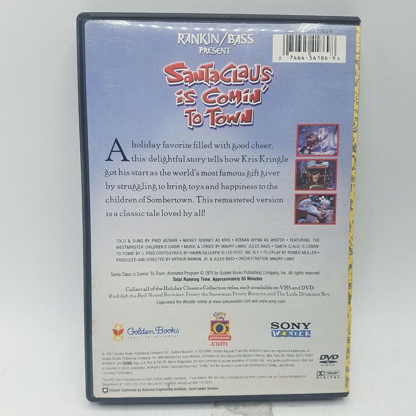 Santa Claus is Coming to Town DVD - Rankin/Bass, Told/Sung by Fred Astaire