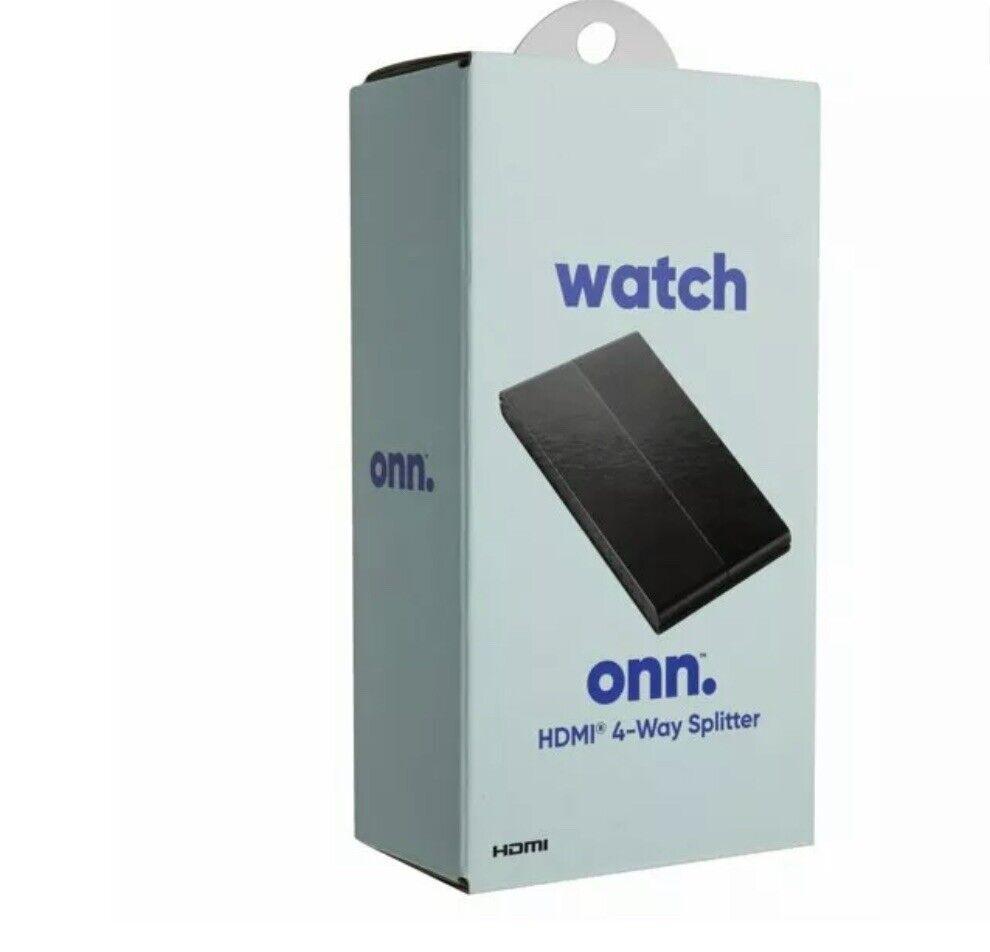 Onn 4K HDMI 4-Way Splitter