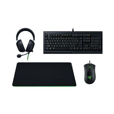 Razer Power Up Gaming Bundle V2 (PC) - Keyboard, Mouse, Headset, & Mousepad