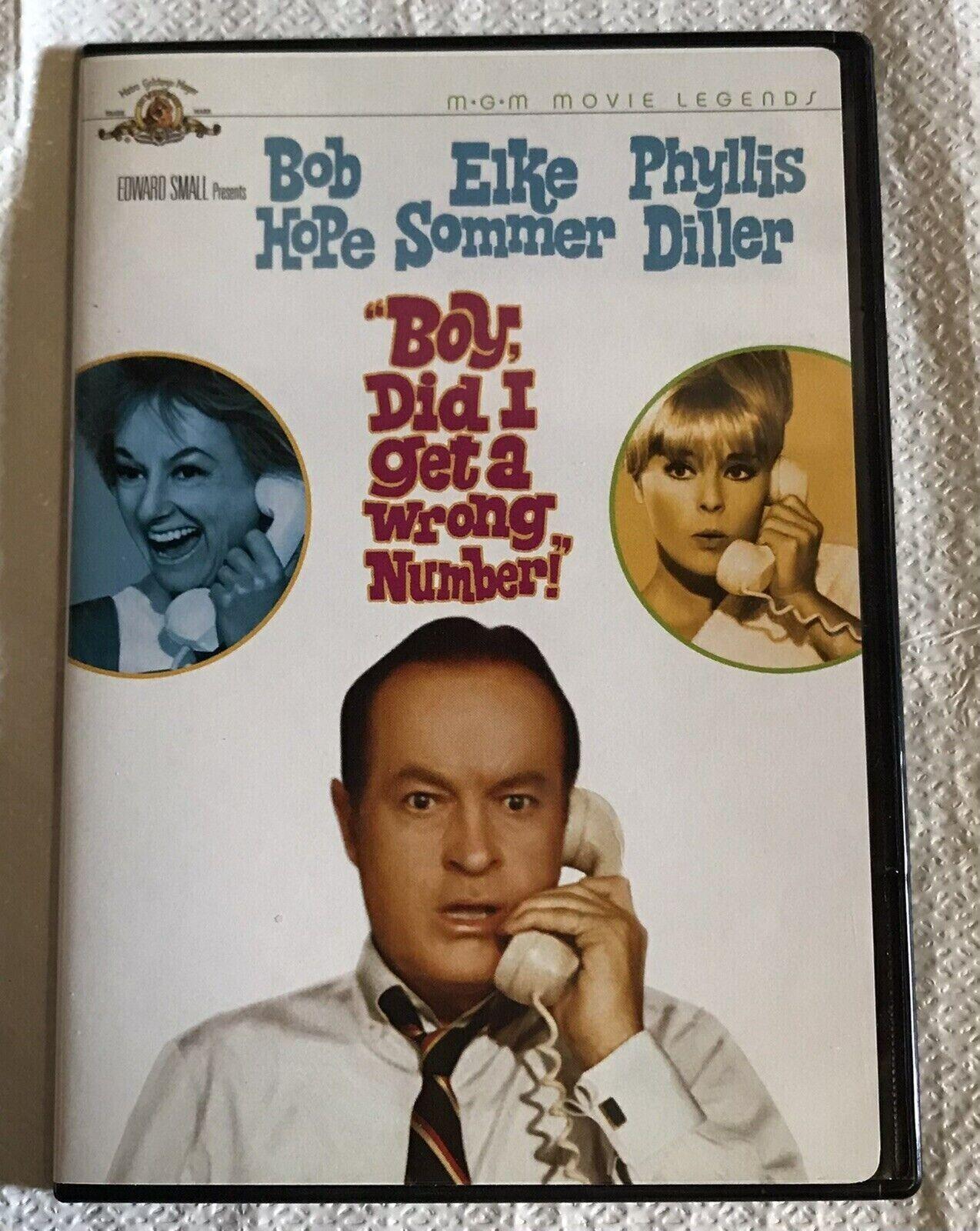 Boy, Did I Get a Wrong Number! (DVD, 1966) Bob Hope MGM Movie Legends