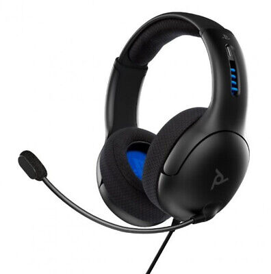 PDP Gaming PS4 LVL50 Wired Stereo Gaming Headset, Black