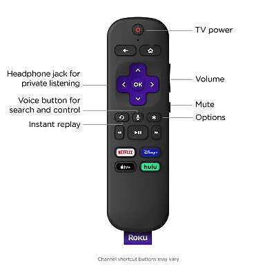 Roku 4801RW Ultra LT Streaming Device 4K/HDR/Dolby Vision w/ Roku Voice Remote