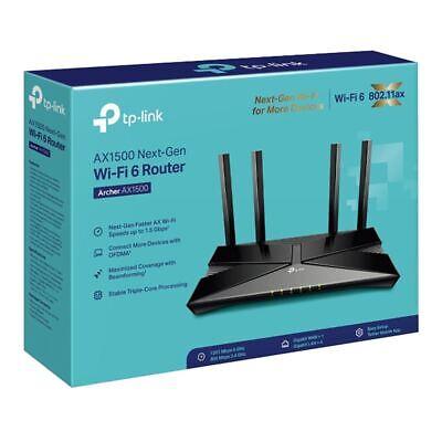 TP-Link Archer Wi-Fi 6 Dual-Band Router, 1.5 Gbps Speeds 1.5 GHz Tri-Core CPU