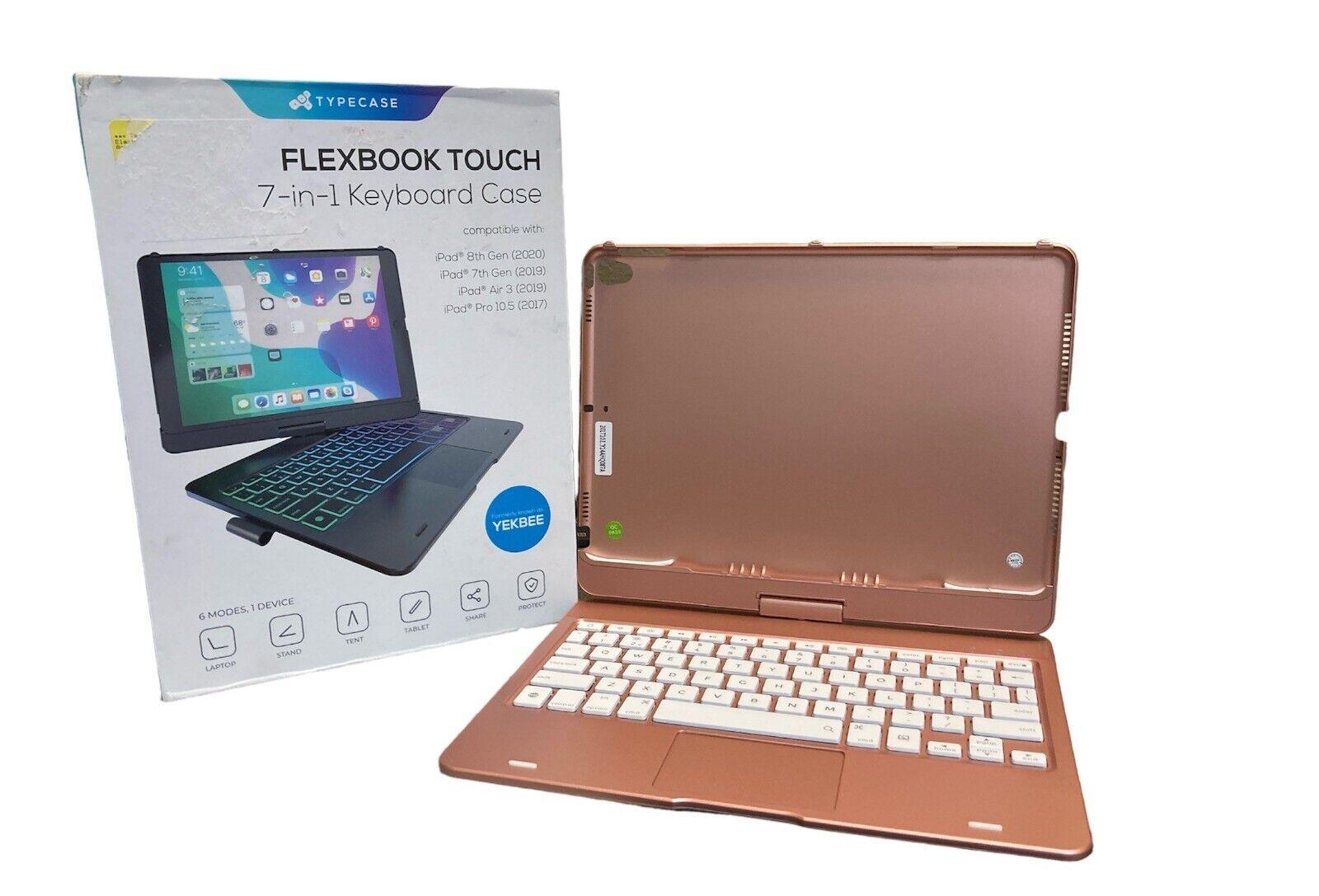 TypeCase Flexbook Touch 7-in-1 Keyboard Case iPad 7th Gen/8th Gen/Air 3/Pro 10.5