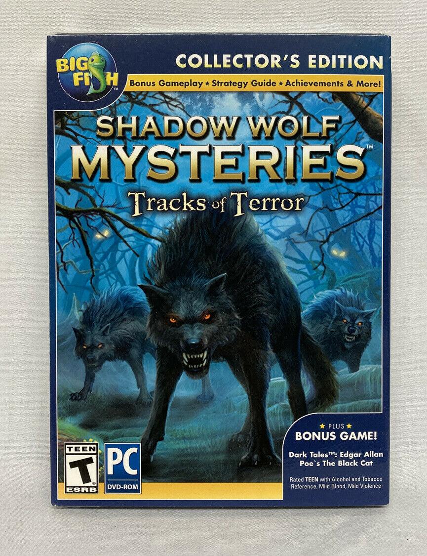 Shadow Wolf Mysteries: Tracks of Terror Hidden Object CE PC Game + BONUS GAME!