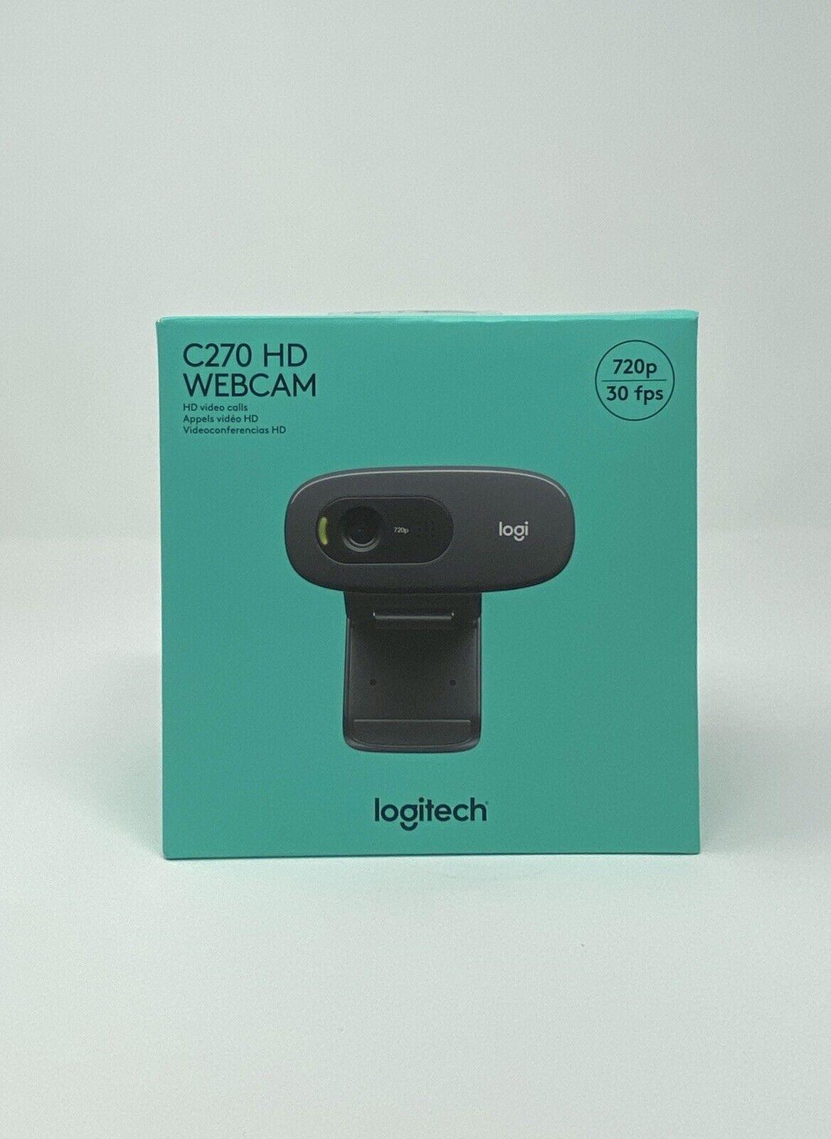 Logitech 960-000694 C270 HD Webcam Web Camera