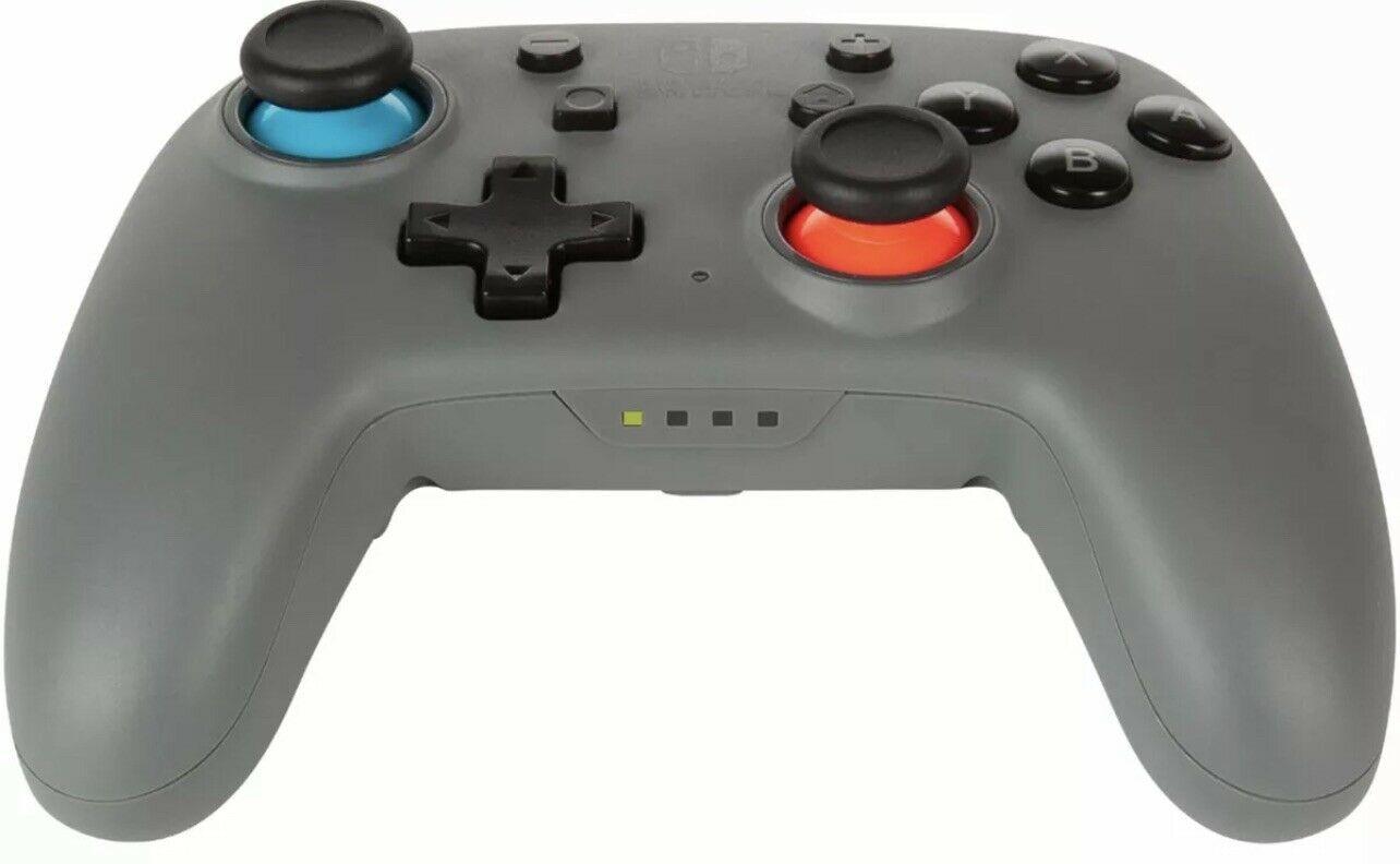 PowerA Nano Enhanced Wireless Controller for Nintendo Switch (& Lite), Grey/Neon