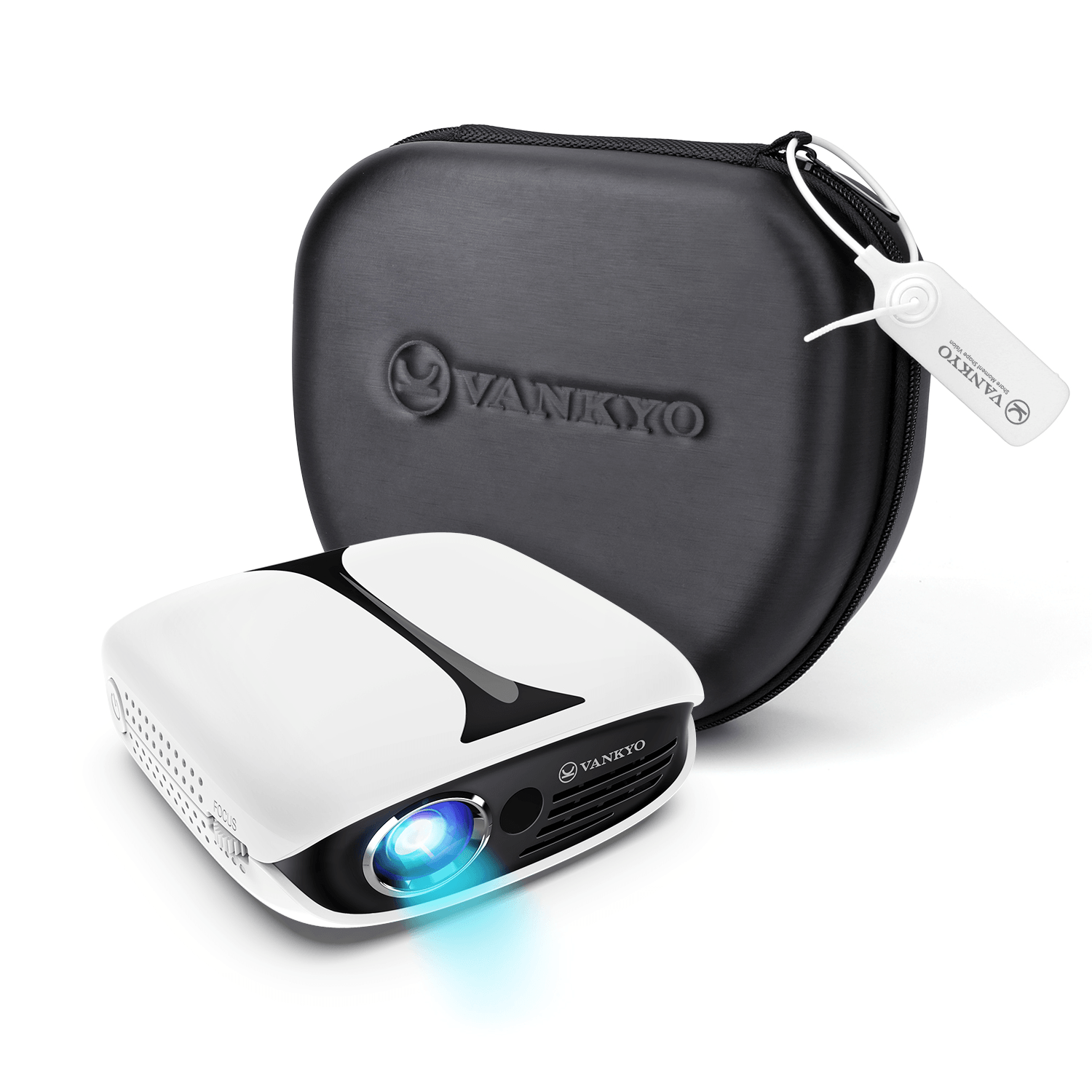 Vankyo Burger 101 Wireless Pico Projector, Rechargeable Mini DLP Projector