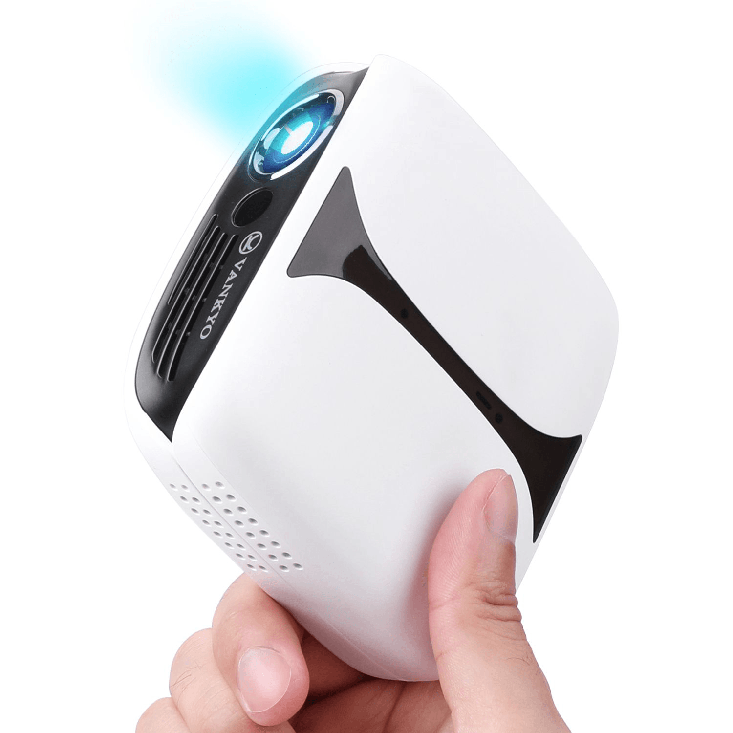 Vankyo Burger 101 Wireless Pico Projector, Rechargeable Mini DLP Projector