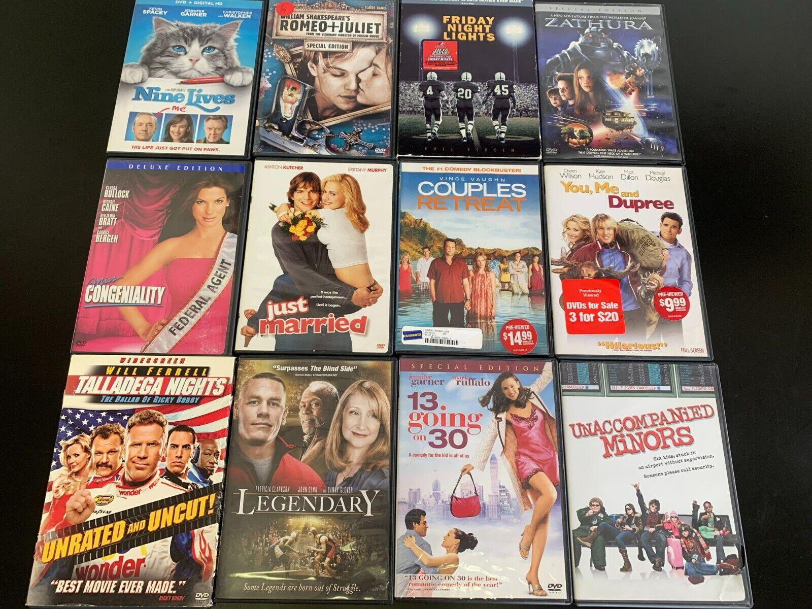 48x Comedy Romance Rom-Com Drama Action DVD Movie Lot - Used Wholesale DVDs