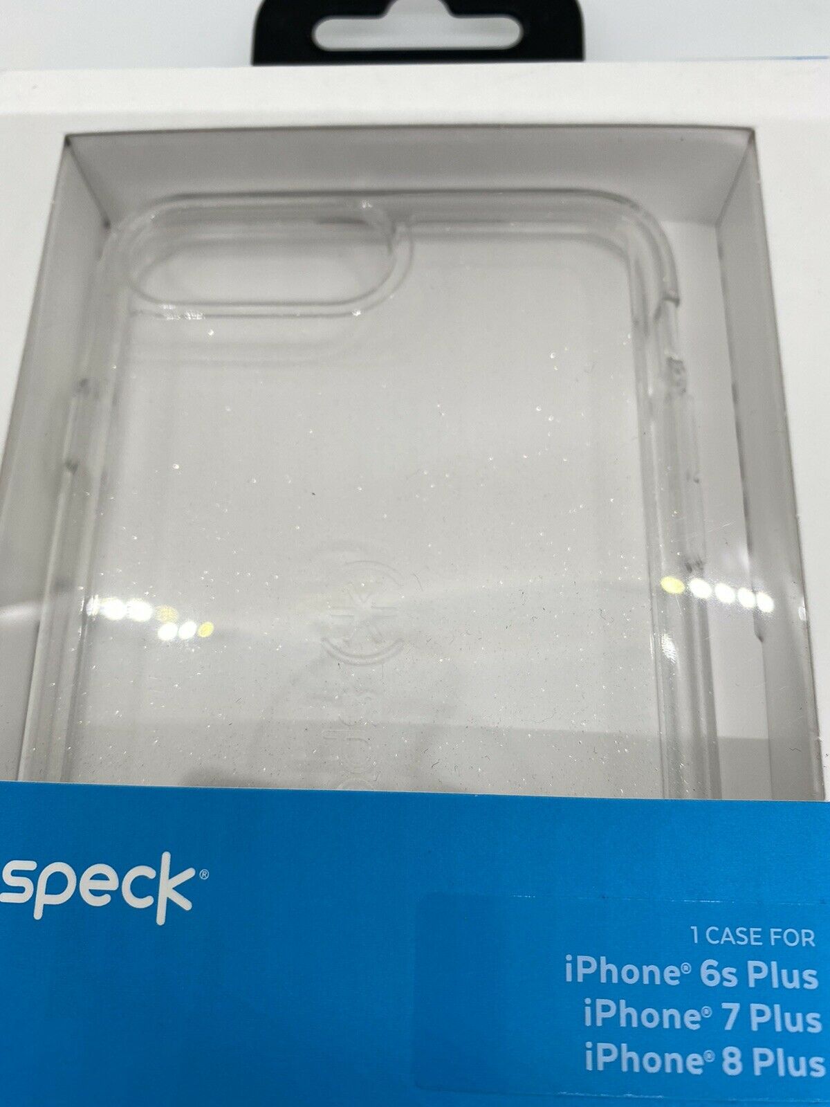 Speck GemShell Glitter for iPhone 6s Plus/7 Plus/8 Plus Clear w/ Glitter