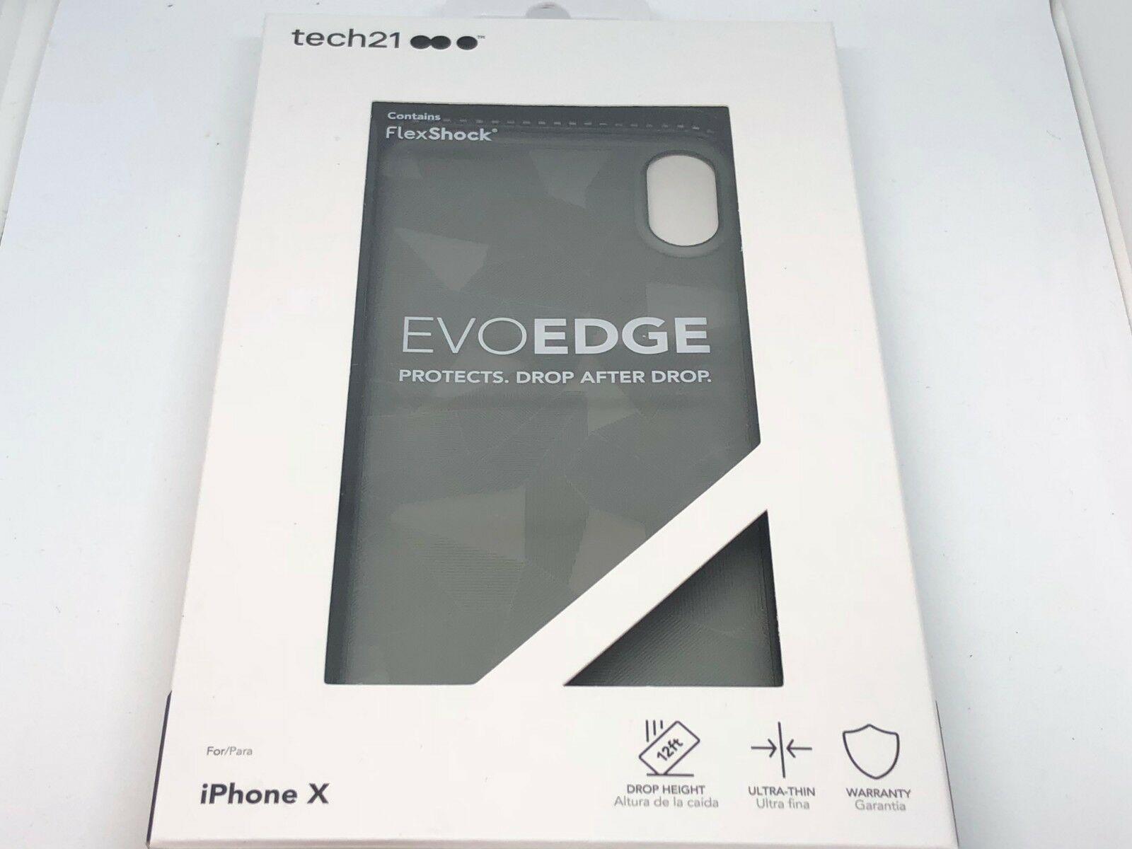 Tech21 Evo Edge T21-6661 For Apple Iphone X/xs Smokey Black GA - Raastadeals
