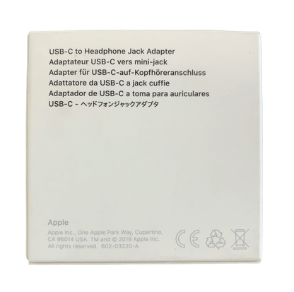 Apple USB-C to 3.5mm Headphone Jack Adapter 3.5 mm - Raastadeals