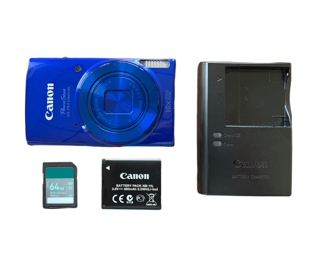 Canon PowerShot ELPH 190 20MP Digital Camera w/ 10x Zoom & Image Stabilization