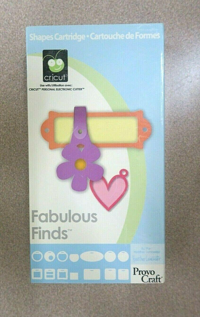 Cricut Shapes Cartridge Fabulous Finds by David Walker Studios Provo Craft