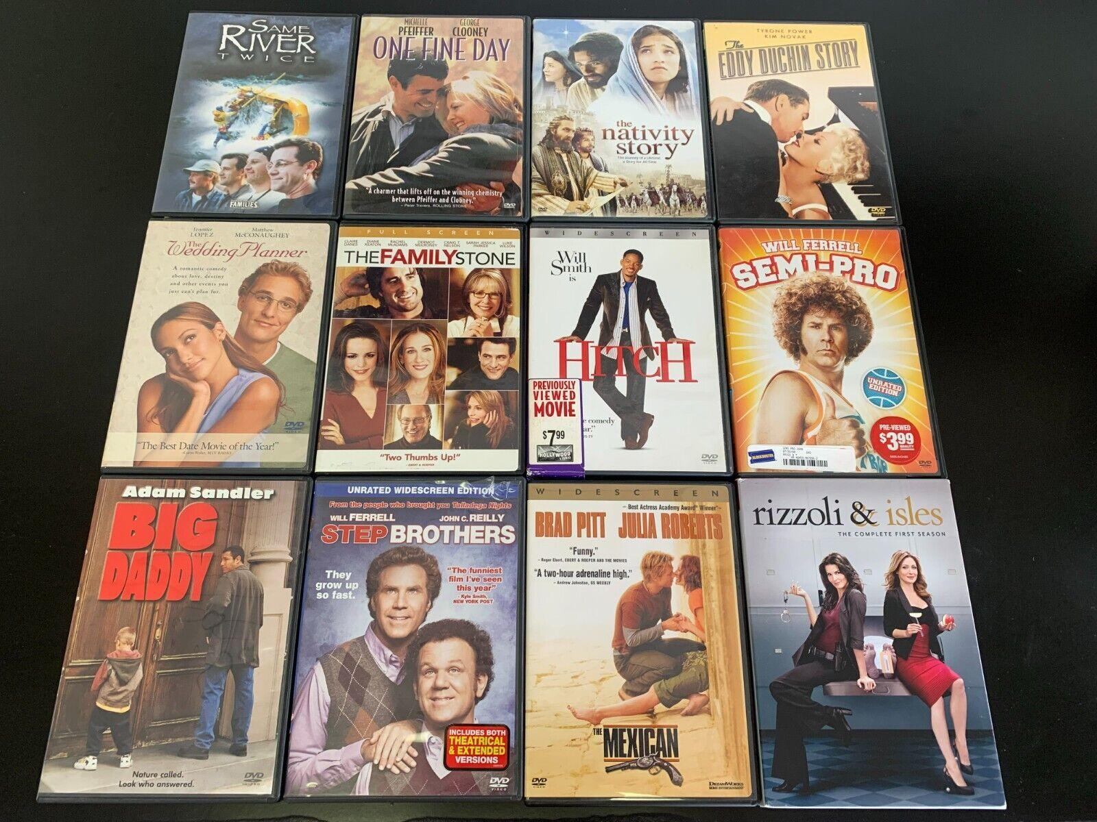 48x Comedy Romance Rom-Com Drama Action DVD Movie Lot - Used Wholesale DVDs